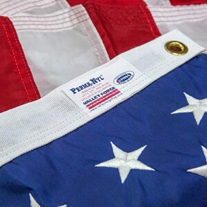 100% Made in the USA - 3'x5' ft – Perma-Nyl Sewn Nylon with Grommets - Sturdy, Durable, and Patriotic - Great For Gardens, Homes, Patios and Cars – By Valley Forge Flag