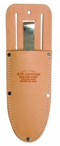 a.m. leonard leather sheath for soil knife (hori hori not included)