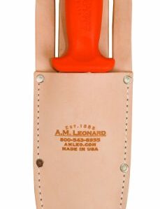 A.M. Leonard Leather Sheath for Soil Knife (Hori Hori Not Included)