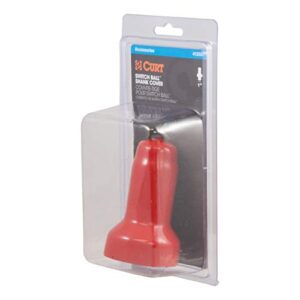 CURT 41353 Red Rubber Switch Ball Cover, Fits 1-Inch Neck, 3/4-In Threaded Shank