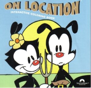 animaniacs / looney tunes : crazy paint : on location : interactive coloring book