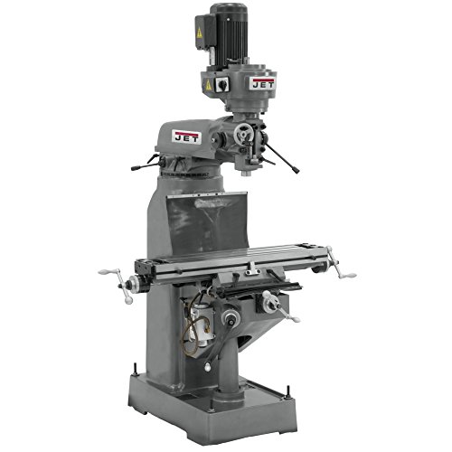 JET JVM-836-1 Step Pulley Milling Machine, 1-1/2 HP (690036)