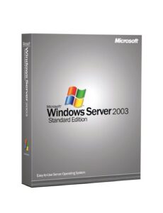 microsoft windows server standard 2003 with service pack (10 client) old version