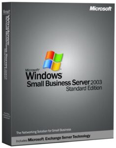 microsoft windows small business server standard 2003 with service pack (5 client) [old version]