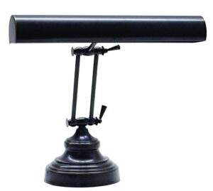 house of troy ap14-41-91 advent collection adjustable piano/desk portable lamp, 12", oil rubbed bronze