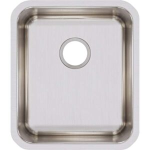 elkay eluh1316 lustertone classic single bowl undermount stainless steel sink