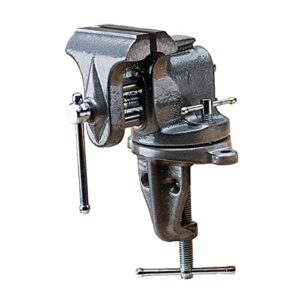 wilton 153, clamp-on bench vise, 3' jaw width, 2-1/2' maximum jaw opening (33153)
