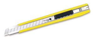 tajima utility knives & blades - 3/8" precision craft snap blade box cutter with slide lock & 3 endura-blades - lc-303