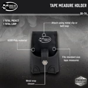 Dead On Tools DO-TH Tape Measure Holder, Black