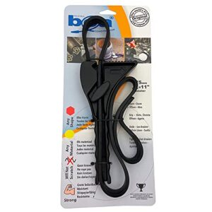 Boa BO13010 Constrictor Strap Wrench with 12" Body and 39" Strap, Black Powder Finish