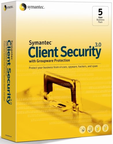 Symantec Client Security 3.0 with Groupware Protection Business Pack - 5 User