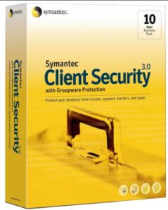 symantec client security 3.0 with groupware protection business pack - 10 user old version