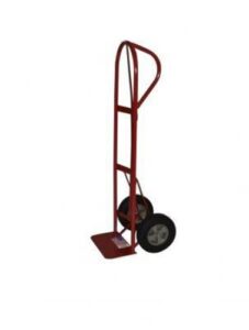 milwaukee 47118 800-pound capacity p-shaped handle hand truck with solid rubber wheels
