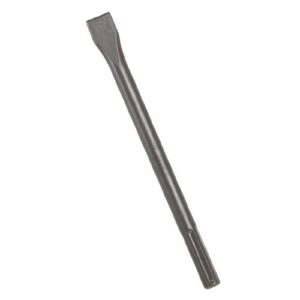 bosch hs1811 1-piece 1 in. x 12 in. flat chisel tool round hex/spline hammer steel