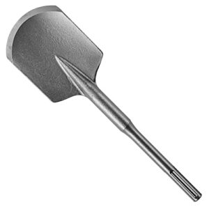 bosch hs1922 4-1/2 in. x 17 in. clay spade sds-max hammer steel ideal for digging applications in general gardening, landscaping