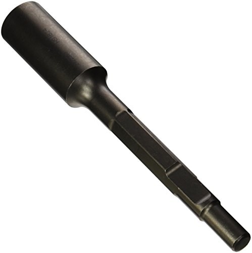 BOSCH HS1824 1-Piece 5/8 In. & 3/4 In. x 10 In. Ground Rod Driver Tool Round Hex/Spline Hammer Steel,Black