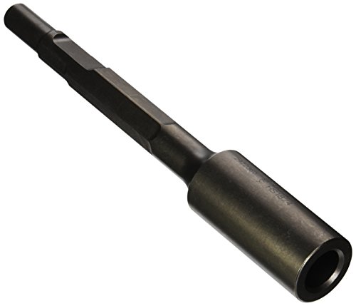 BOSCH HS1824 1-Piece 5/8 In. & 3/4 In. x 10 In. Ground Rod Driver Tool Round Hex/Spline Hammer Steel,Black