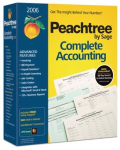 peachtree complete accounting 2006