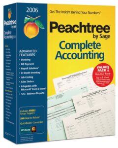 peachtree complete accounting 2006 multi-user