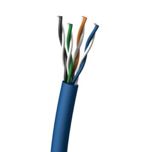 legrand - c2g cat5e shielded strand cable, bulk ethernet cable, blue bulk ethernet cable cat5e, 1000 foot in wall ethernet cable, 1 count, c2g 32388