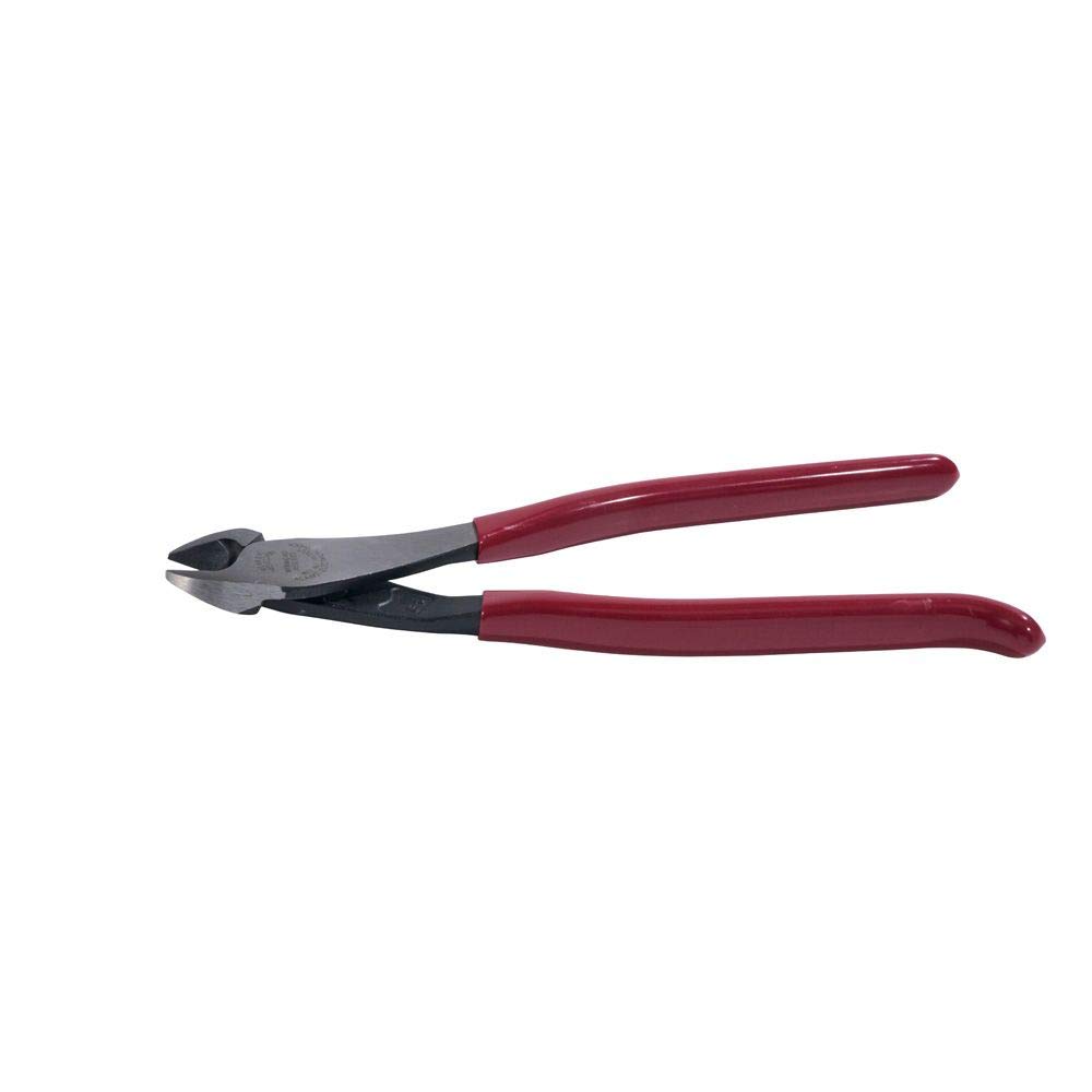 Pliers, Ironworker's Diagonal Cutting Pliers with High Leverage Design Works as Rebar Cutter and Rebar Bender, 9-Inch