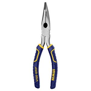 irwin tools vise-grip pliers, bent long nose, 8-inch (2078228)