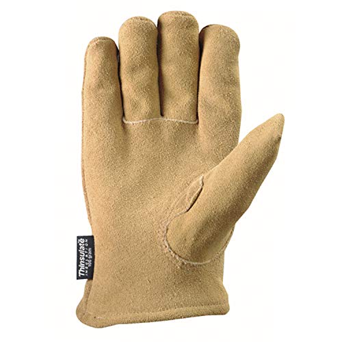 Wells Lamont Men's Thinsulate Deerskin Winter Gloves, Large (1091)