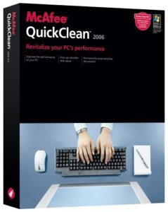 mcafee quickclean 2006 version 6.0