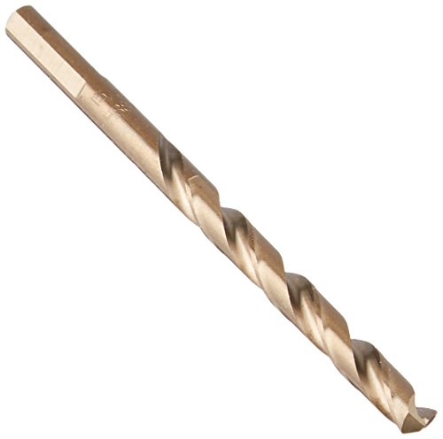 BOSCH CO2142 1-Piece 15/64 In. x 3-7/8 In. Cobalt Metal Drill Bit for Drilling Applications in Light-Gauge Metal, High-Carbon Steel, Aluminum and Ally Steel, Cast Iron, Stainless Steel, Titanium