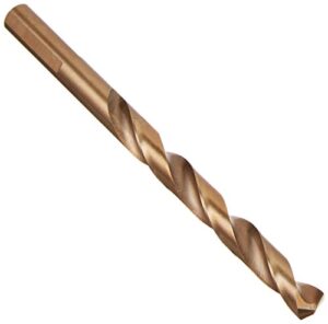 bosch co2146 1-piece 19/64 in. x 4-3/8 in. cobalt metal drill bit for drilling applications in light-gauge metal, high-carbon steel, aluminum and ally steel, cast iron, stainless steel, titanium