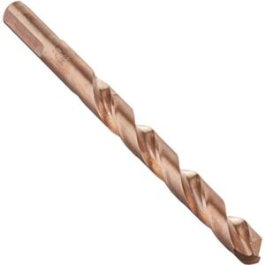 BOSCH CO2148 1-Piece 21/64 In. x 4-5/8 In. Cobalt Metal Drill Bit for Drilling Applications in Light-Gauge Metal, High-Carbon Steel, Aluminum and Ally Steel, Cast Iron, Stainless Steel, Titanium