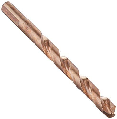 BOSCH CO2148 1-Piece 21/64 In. x 4-5/8 In. Cobalt Metal Drill Bit for Drilling Applications in Light-Gauge Metal, High-Carbon Steel, Aluminum and Ally Steel, Cast Iron, Stainless Steel, Titanium