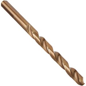 BOSCH CO2143 1-Piece 1/4 In. x 4 In. Cobalt Metal Drill Bit for Drilling Applications in Light-Gauge Metal, High-Carbon Steel, Aluminum and Ally Steel, Cast Iron, Stainless Steel, Titanium