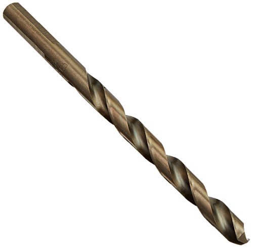 BOSCH CO2144 1-Piece 17/64 In. x 4-1/8 In. Cobalt Metal Drill Bit for Drilling Applications in Light-Gauge Metal, High-Carbon Steel, Aluminum and Ally Steel, Cast Iron, Stainless Steel, Titanium