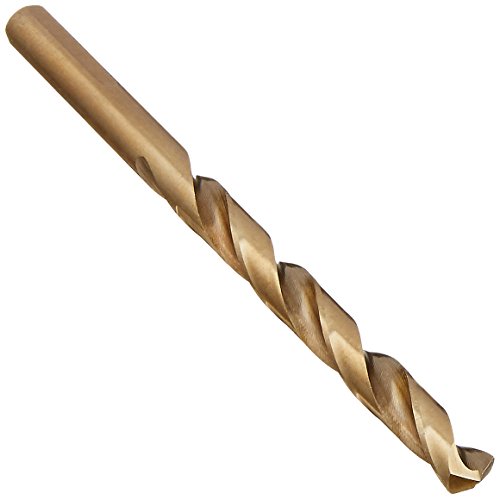 BOSCH CO2145 1-Piece 9/32 In. x 4-1/4 In. Cobalt Metal Drill Bit for Drilling Applications in Light-Gauge Metal, High-Carbon Steel, Aluminum and Ally Steel, Cast Iron, Stainless Steel, Titanium