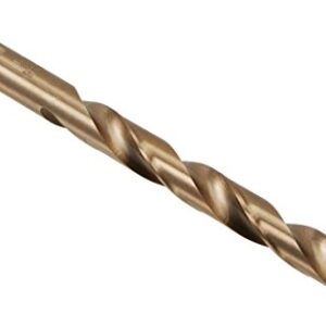 BOSCH CO2149 1-Piece 11/32 In. x 4-3/4 In. Cobalt Metal Drill Bit for Drilling Applications in Light-Gauge Metal, High-Carbon Steel, Aluminum and Ally Steel, Cast Iron, Stainless Steel, Titanium