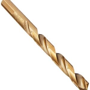 BOSCH CO2150 1-Piece 23/64 In. x 4-7/8 In. Cobalt Metal Drill Bit for Drilling Applications in Light-Gauge Metal, High-Carbon Steel, Aluminum and Ally Steel, Cast Iron, Stainless Steel, Titanium