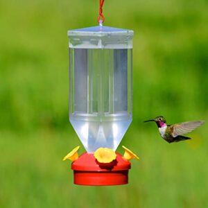 Perky-Pet 201 Lantern Hummingbird Feeder- 18 oz, Red