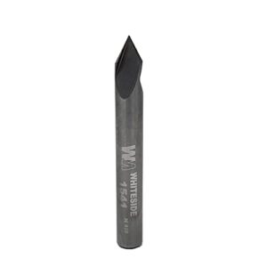 whiteside router bits 1541 v-groove 60-degree 1/4-inch cutting diameter and 7/32-inch point length