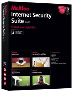 mcafee internet security suite 2006 - 3 user pack