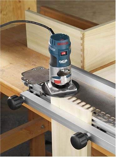 Bosch PR20EVSK-RT Colt Palm Grip 5.7 Amp 1-Horsepower Fixed Base Variable Speed Router with Edge Guide (Renewed)