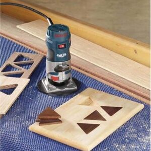 Bosch PR20EVSK-RT Colt Palm Grip 5.7 Amp 1-Horsepower Fixed Base Variable Speed Router with Edge Guide (Renewed)