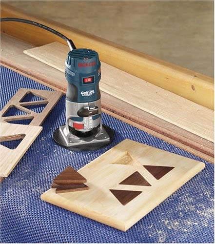 Bosch PR20EVSK-RT Colt Palm Grip 5.7 Amp 1-Horsepower Fixed Base Variable Speed Router with Edge Guide (Renewed)