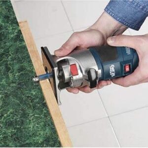 Bosch PR20EVSK-RT Colt Palm Grip 5.7 Amp 1-Horsepower Fixed Base Variable Speed Router with Edge Guide (Renewed)