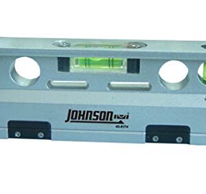 Johnson Level & Tool 40-6174 Magnetic Torpedo Laser Level, Red, 1 Kit