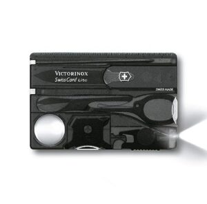 victorinox men's taschenwerkzeug swisscard lite onyx pocket knife-set, black transparent, one size, alloy steel