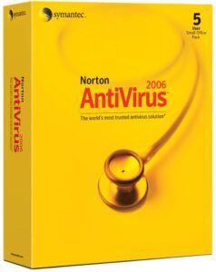 norton antivirus 2006 protection pack - 5 user