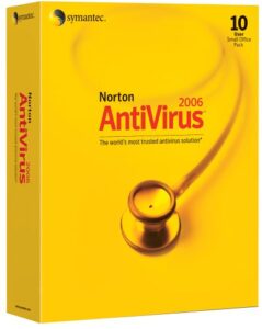 norton antivirus 2006 protection pack - 10 user
