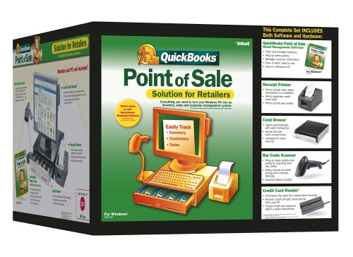 QuickBooks Point of Sale 5.0 Pro Retail Management Software/Hardware Bundle