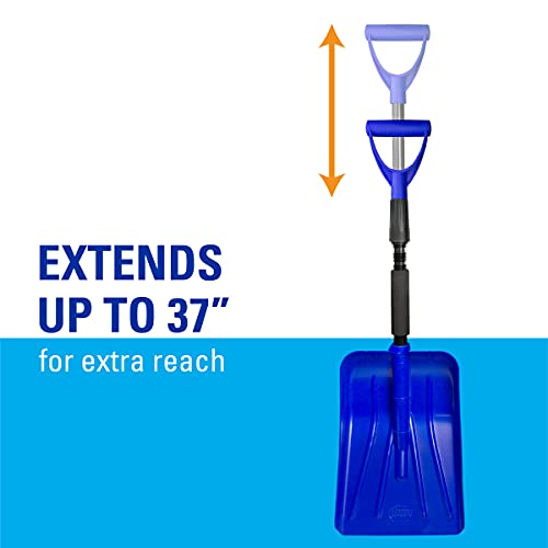 SubZero 17211 Auto Emergency Snow Shovel with Extendable Handle (Colors may vary)